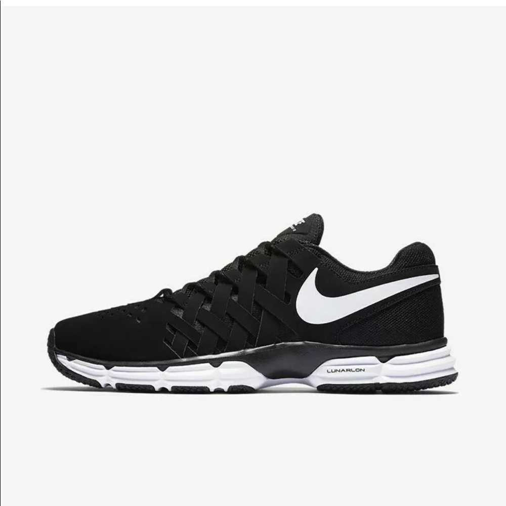 Nike lunar fingertrap TR men’s black training shoe - Picture 1 of 6